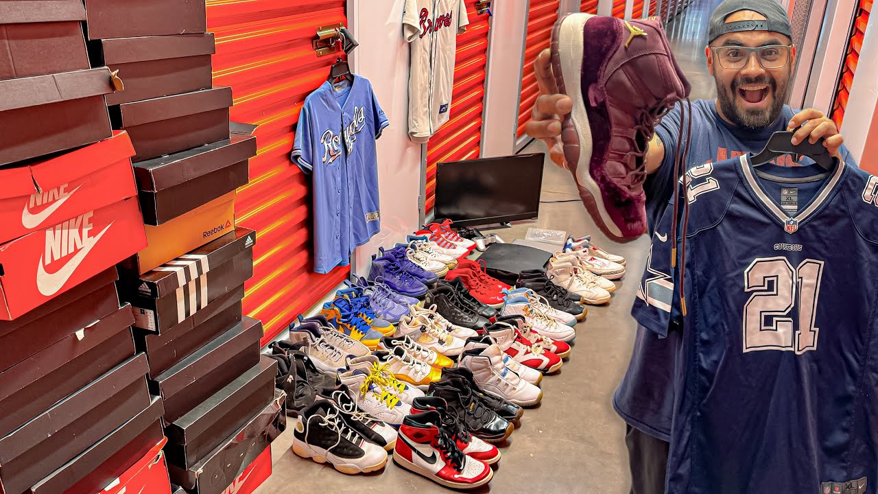 Storage ABANDONADO lleno de NIKE JORDANS 👟🏀⛹🏽