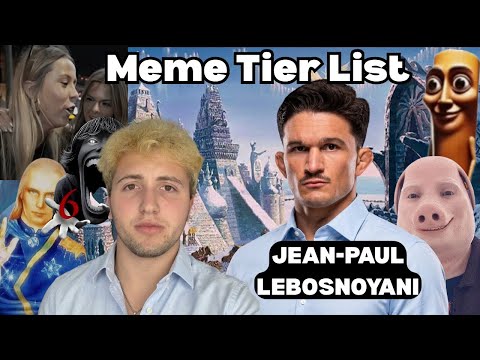 Meme Tier List ft. JPL