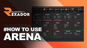 REXADOR GLADIATUS BOT [2020] – HOW TO USE ARENA FEATURE | Normal