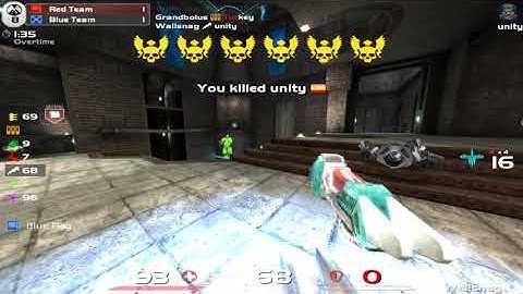 Infinity Quad Run/Cap during Overtime (Quake Live CTF)