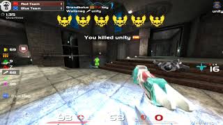 Infinity Quad Run/Cap during Overtime (Quake Live CTF)