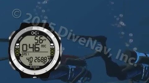 Oceanic - OCi dive computer - Online Class - Overview - m1s1