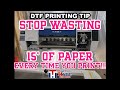 Stop wasting DTF Paper! Save money by using this trick