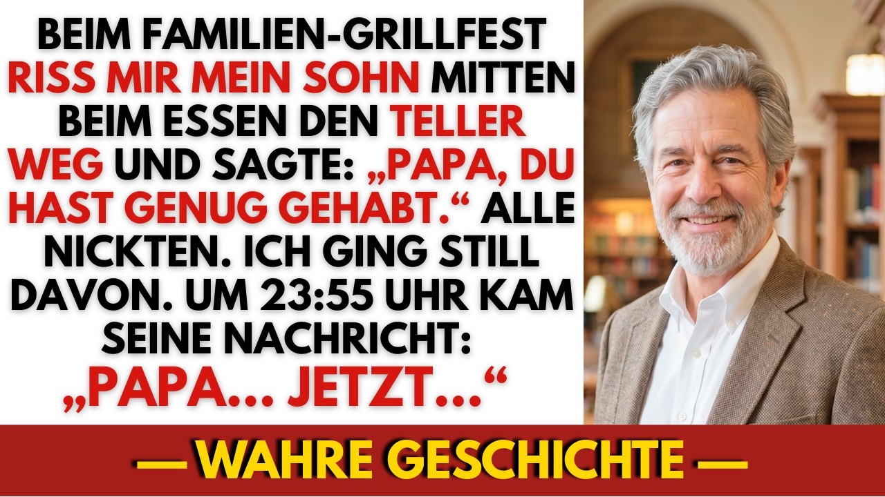 „Papa, es reicht jetzt für dich.“ Mein Sohn riss mir den Teller mit dem Steak direkt unter der Gabel weg – vor all seinen Investoren. „Die Premiumstücke sind für Leute, die Business auf höchstem...