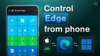 Microsoft Edge Remote Control Widget for PC | Keyboard Extension