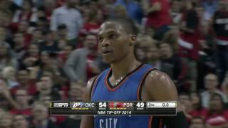 Russell Westbrook Huge Buzzer Beater Dunk | NBA Highlights™