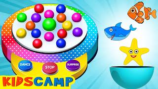 surprise dancing balls game learn colors more toddler learning