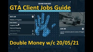 GTA Client Jobs Guide - Easy Double Money