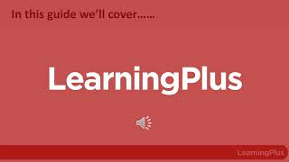 LearningPlus Troubleshooting Guide