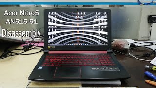 Acer Nitro5 AN515-51 Clean fan & Disassembly