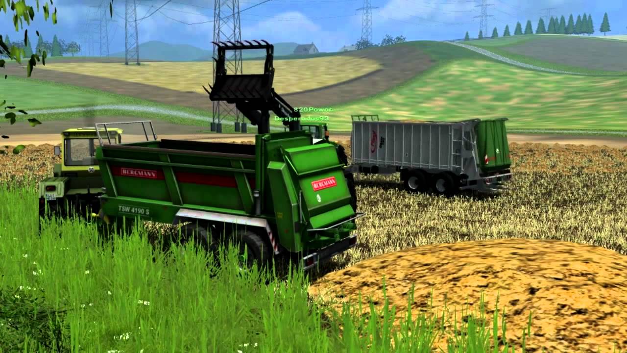 Landwirtschafts Simulator 2011 - Mist fahren in Herlefeld.mp4