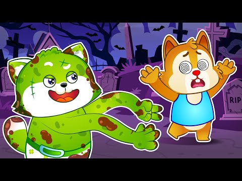 Zombie Tickle Girl Song 😨| Kids Songs And Nursery Rhymes | Funny Zombie Song | Lucky Zee Zee