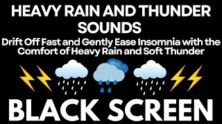 Drift Off Fast and Gently Ease Insomnia with the Comfort of Heavy Rain and Soft Thunder | No Ads screenshot 5