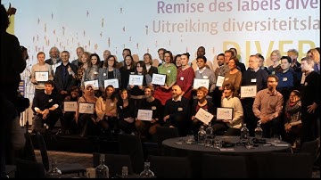 Remise des Labels Diversité / Uitreiking van de diversiteitslabels 2018