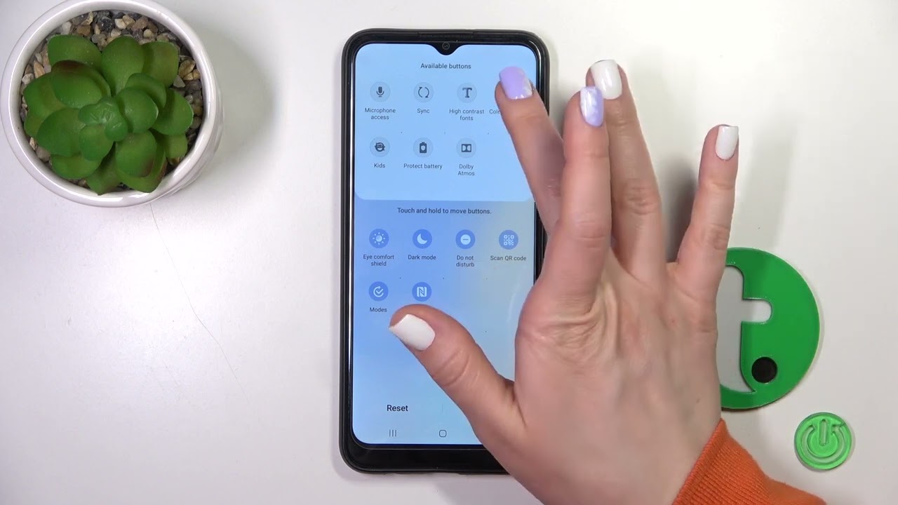 Edit Notification Panel - Manage Quick Settings Menu on SAMSUNG Galaxy A03