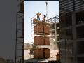 Scaffolding Collapse Caught on Camera – Construction Site Accident #youtubeshorts #construction