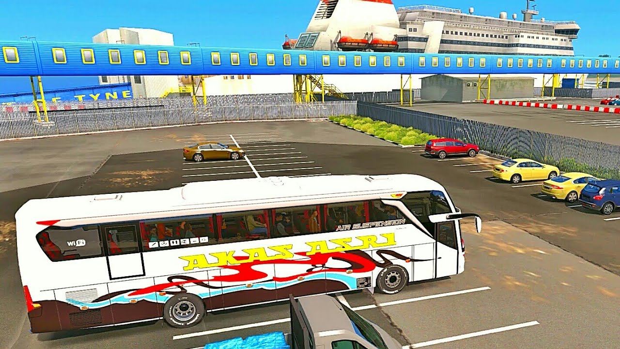 ETS2 : Amazing Journey Bombay To Goa To The CRUISE SHIP || Indian bus Real Driving || 4K@60FPS