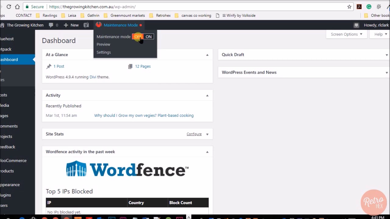 How to make your WordPress website Live Divi Theme - YouTube