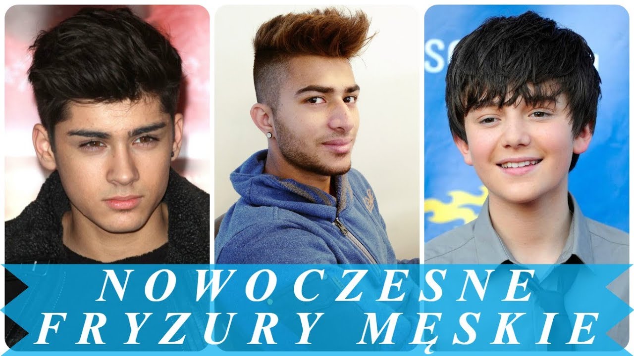 Najmodniejsze Fryzury Mlodziezowe Meskie 2018 Youtube