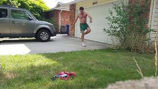 Barflyer-(Flying Barfly Kick) BSOS Footbag trick clean! by Skyler Lon Smith