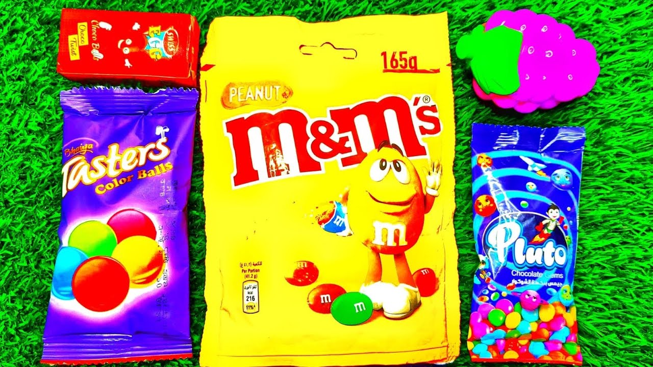 Lots of candy 🍬🍭 unboxing, unpacking and mixing ASMR with toys 🧸 by ...