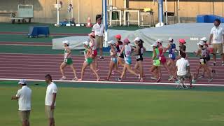 2018年インターハイ　陸上女子5000ｍＷ 決勝