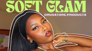 SOFT GLAM MAKEUP TUTORIAL💕| *beginner friendly | Drugstore Products Guide