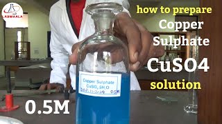 how to prepare cuso4 copper sulphate solution lab reagent