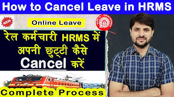 How to Cancel Leave in HRMS | Step by Step guide | Ravi Jorwal