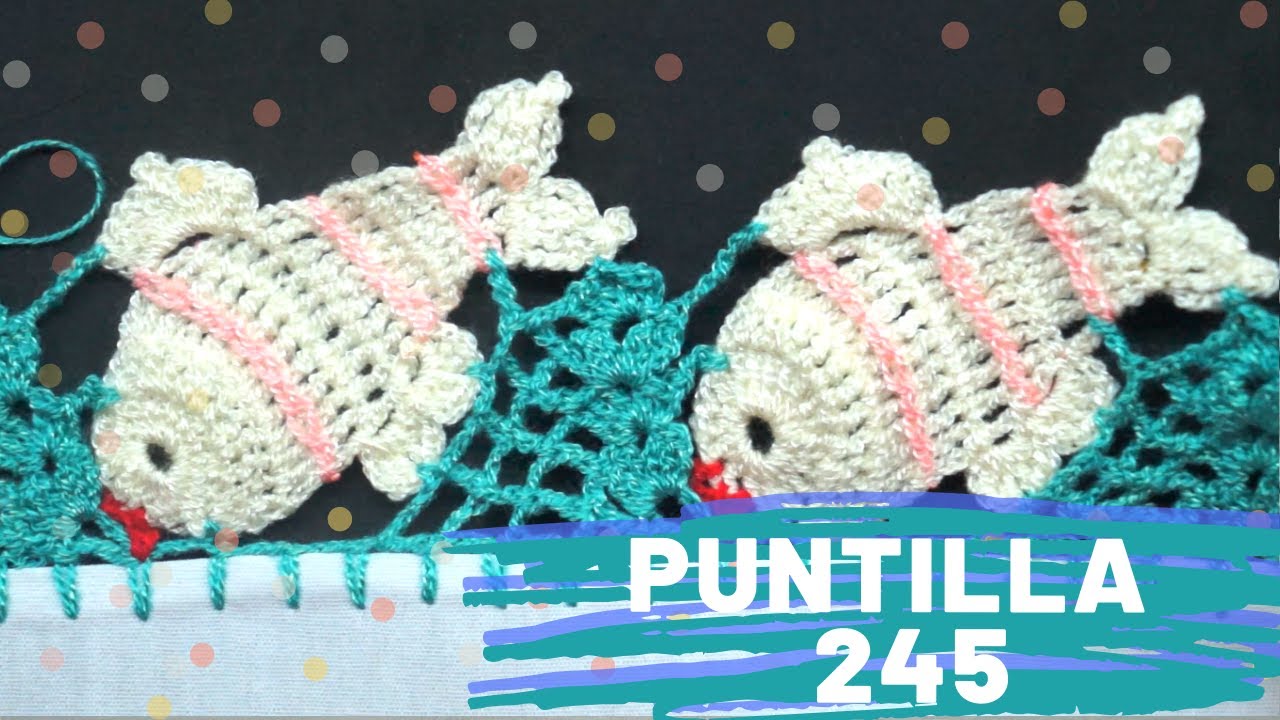 Puntilla 245 | PECESITOS | Puntillas Maribel
