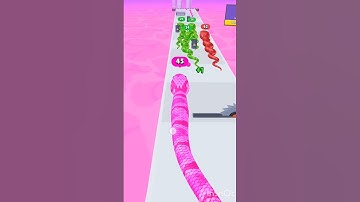 world record maximum level 900 in snake run 3d android game challenge #gamingvideos #best #new