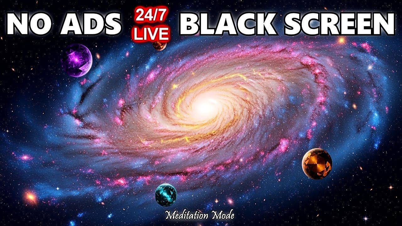 (NO ADS) 432Hz Falling Into Deep Healing Sleep Music, Anxiety Relief, Melatonin Release Black Screen