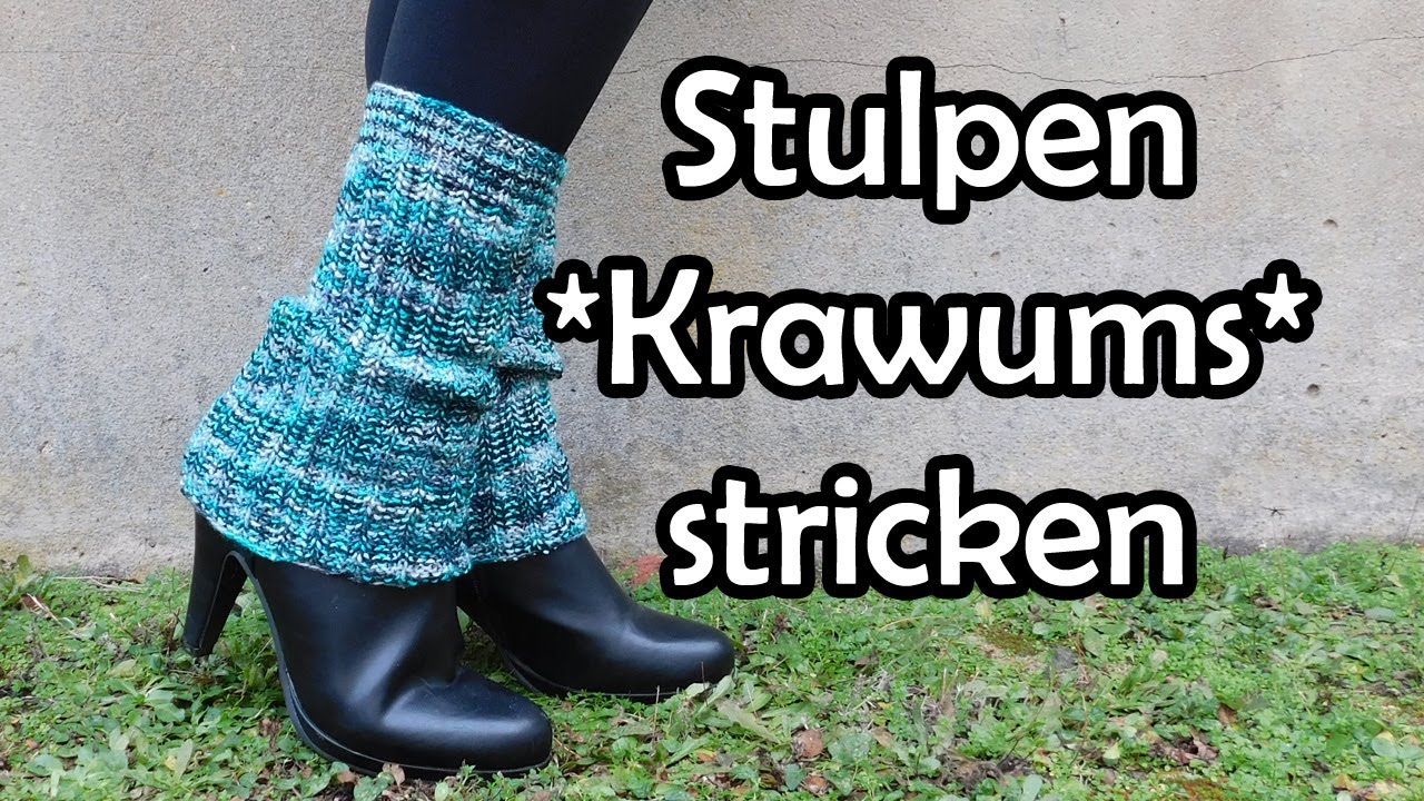 Stulpen *KRAWUMS* stricken - Romy Fischer Strickanleitung