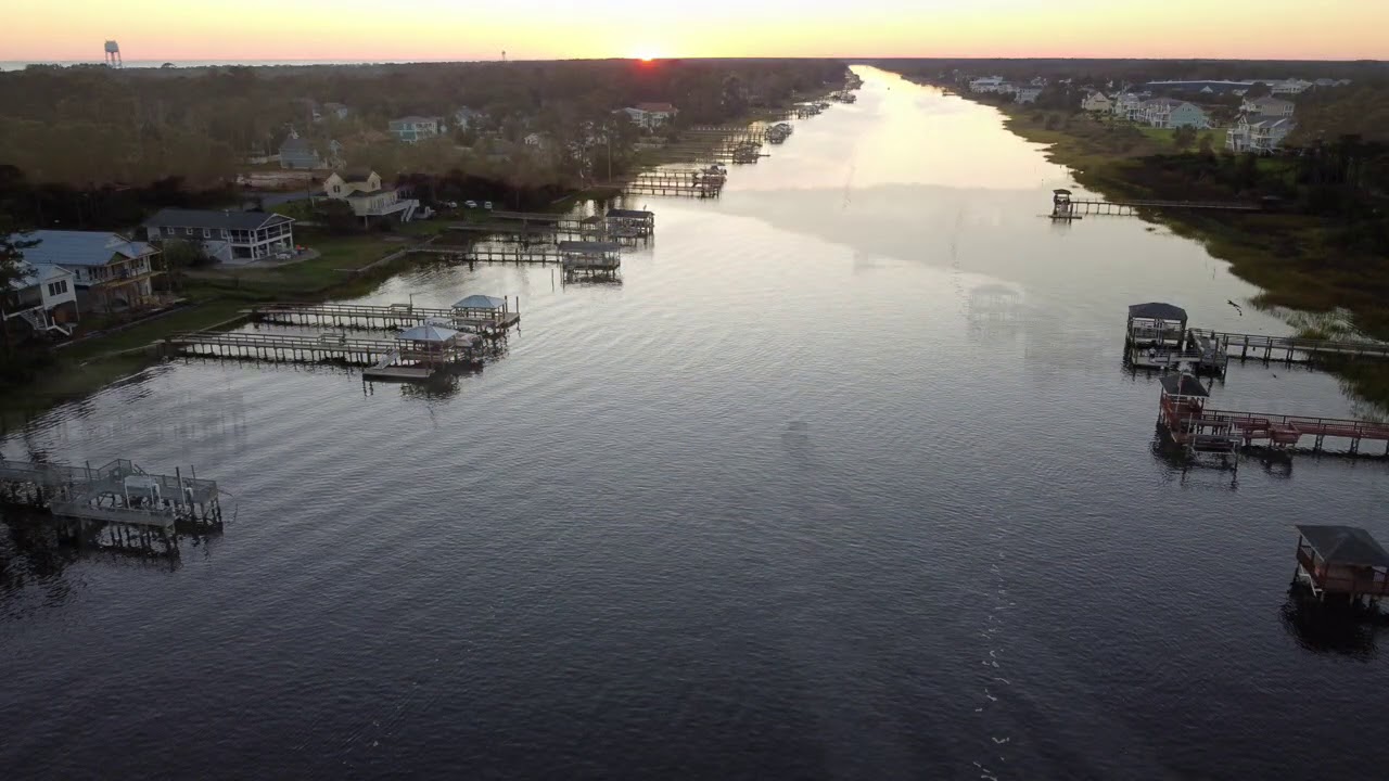 Beautiful Sunset on the ICW, Oak Island NC