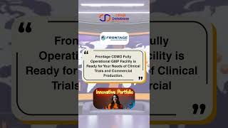 Verana Upgrades Trial Site Tool | Frontage CDMO Launches GMP-Ready Facility