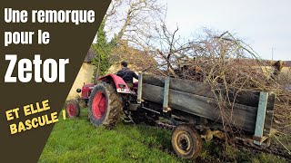 J'achète une remorque basculante à 80€ pour le ZETOR, ça le fait ?  Ep112