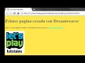 Tutorial Dreamweaver [Básico]