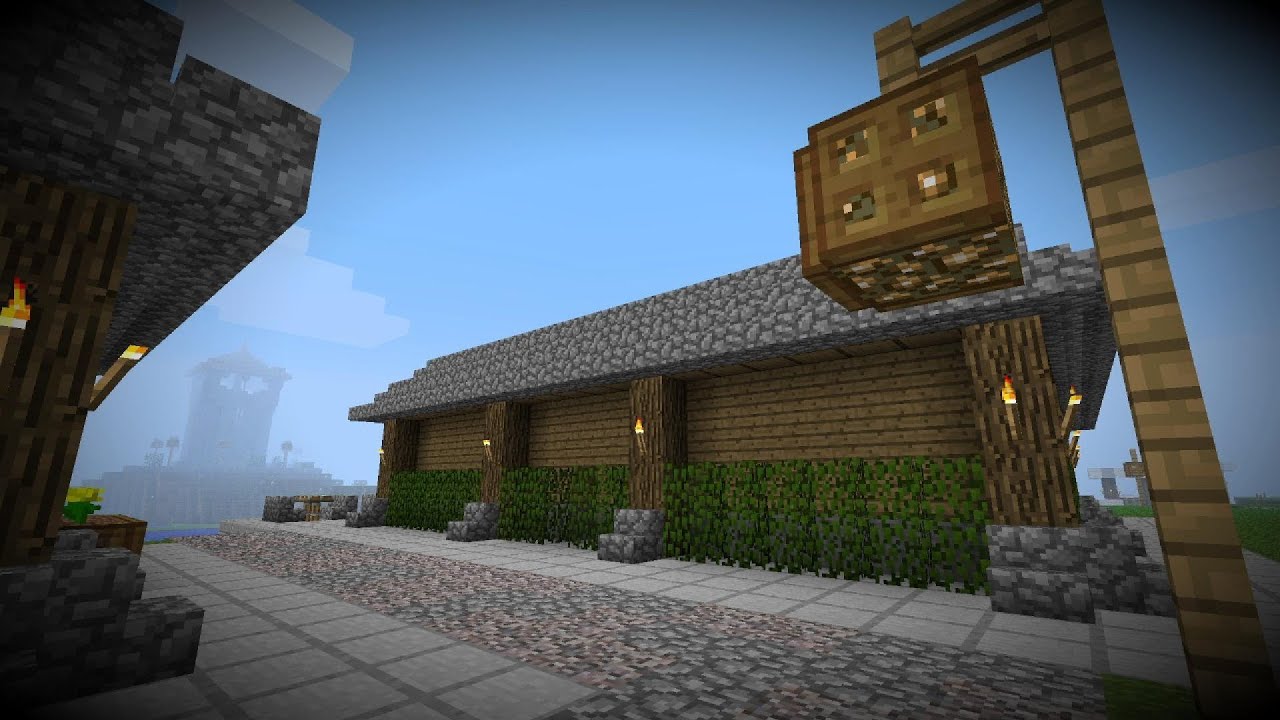 Building the Exterior of the Clinic in Minecraft Beta! - YouTube