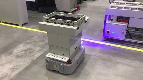 SEER SLAM navigation AGV/AMR with Conveyor