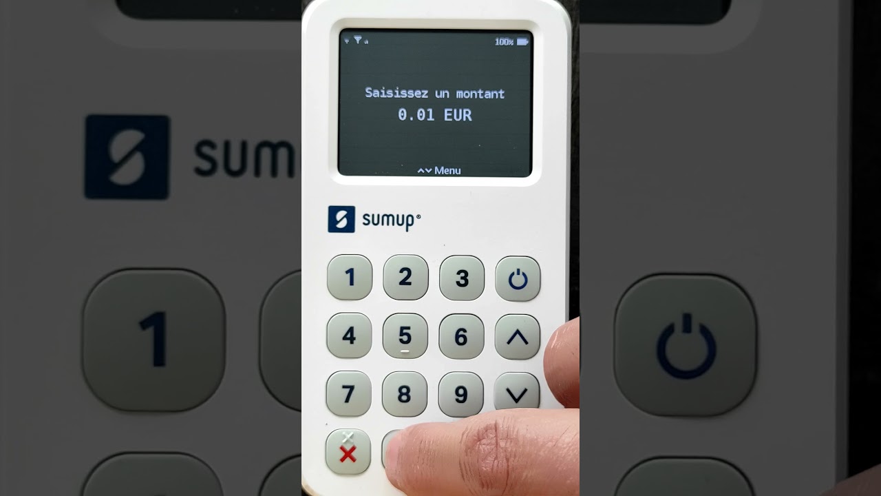 Démo utilisation Sumup 3g