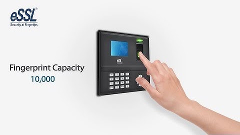 eSSL E990 Biometric | Standalone Fingerprint Time Attendance & Access Control System