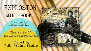 EXPLOSION Mini-Book Inspired by @49dragonflies #makerscreativecollab #SeaMeYaC