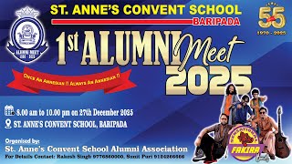 ST. ANNE'S CONVENT SCHOOL ALUMNI MEET 2025 || LIVE COVERAGE BY - MEDIA CREATION PHOTOGRAPHY