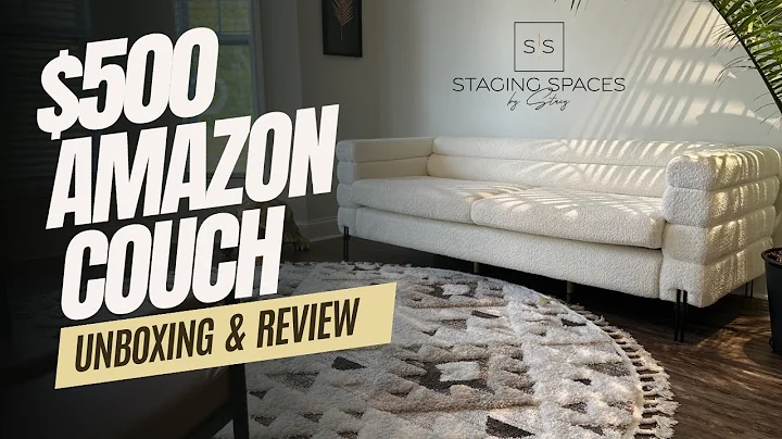Amazon AmerLife 85"  "Oversized" Couch Unboxing