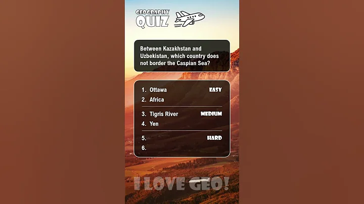 6-Question Geography Quiz #1 | Can You Get Them All Right? #geographyquiz