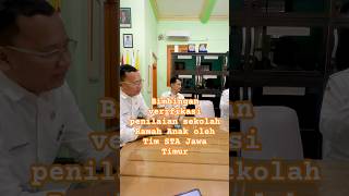 Awesome @smpn2gresik child-friendly school assessment verification guidance by the East Java SRA ...