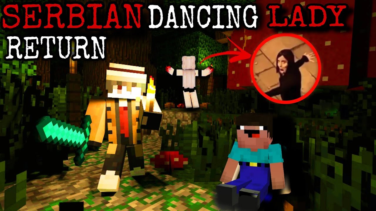 SERBIAN DANCING LADY RETURN | MINECRAFT HORROR STORY IN HINDI| 