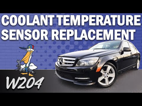 Mercedes-Benz W204 C-Class Coolant Temperature Sensor Replacement