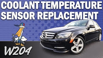 Mercedes-Benz W204 C-Class Coolant Temperature Sensor Replacement