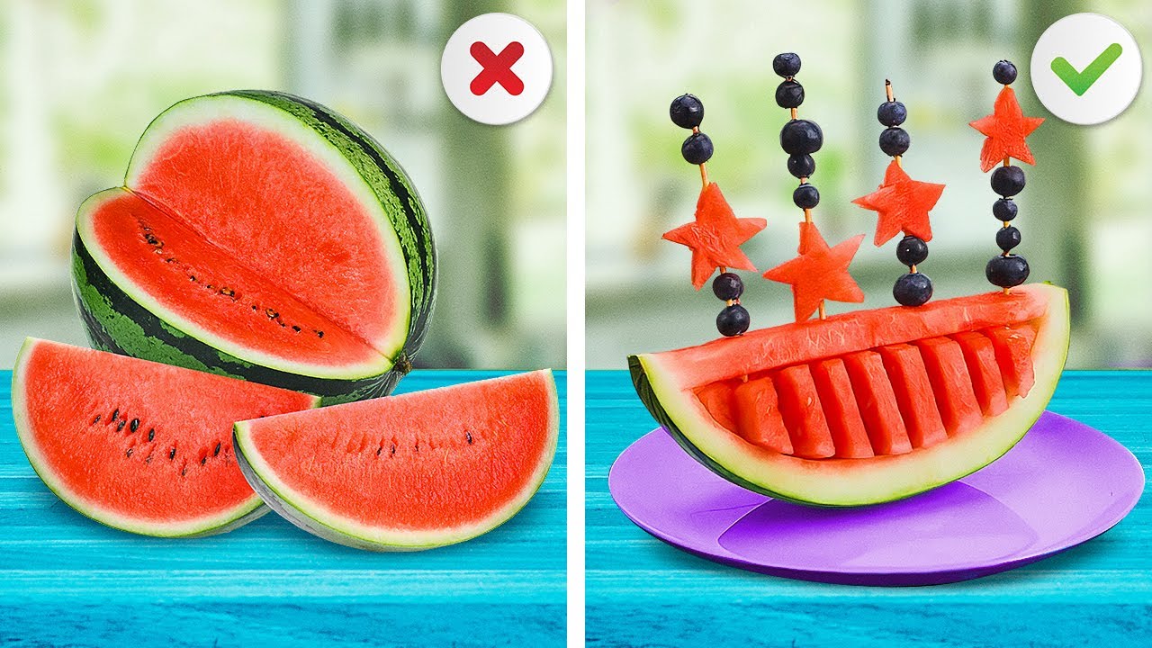 How to Cut and Peel Fruits and Vegetables for Snacks